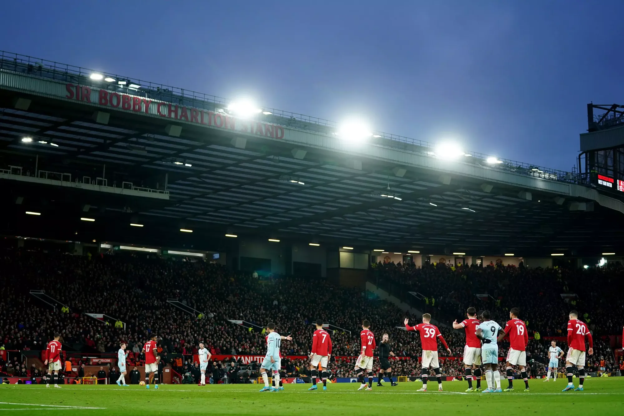 Manchester United manager Ralf Rangnick hailed the atmosphere at Old Trafford