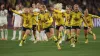 Sweden celebrate victory (Hamish Blair/AP)