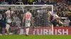 Dan Burn heads Newcastle into a 2-0 Champions League lead over Paris St Germain (Martin Rickett/PA)