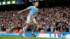 Manchester City’s Erling Haaland was on target (Tim Goode/PA)