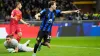 Inter Milan’s Nicolo Barella scored his side’s second as they beat 10-man Lecce 2-0 (Luca Bruno/AP)