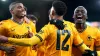 Matheus Cunha (centre) celebrates his goal on Tuesday (Jacob King/PA)