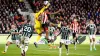 Andre Onana is not giving up hope of claiming a top-four spot (Zac Goodwin/PA)