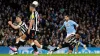 Bernardo Silva scored both goals as Manchester City overcame Newcastle (Martin Rickett/PA)