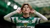 Kyogo Furuhashi was on target for Celtic (Andrew Milligan/PA)