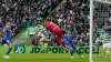 Kyogo Furuhashi heads the opening goal (Andrew Milligan/PA)