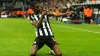 Newcastle United’s Alexander Isak celebrates (PA)