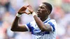 Reading’s Kelvin Ehibhatiomhan celebrates scoring their side’s first goal of the game during the Sky Bet League One match at