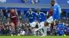 Beto (right) misses a penalty against West Ham (Peter Byrne/PA)