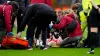 Arsenal’s Frida Maanum collapsed during Sunday’s League Cup final win against Chelsea (David Davies/PA)