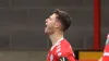 Crawley Town’s Nicholas Tsaroulla celebrates scoring his side’s first goal of the game during the Emirates FA Cup third roun