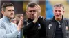 John Mousinho, Dave Challinor and Phil Parkinson, left to right, have promotion in their grasp (Kieran Cleeves/Jordan Pettit