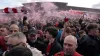 Wrexham fans celebrate promotion (Jacob King/PA).