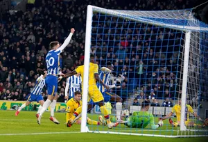 Late Joachim Andersen own goal earns Brighton a point against Crystal Palace