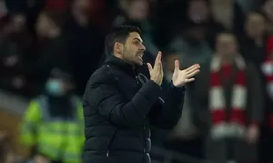 Mikel Arteta ‘really proud’ as 10-man Arsenal hold out against Liverpool