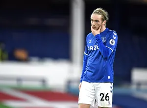 Everton’s Tom Davies has successful hamstring operation