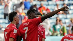 Breel Embolo fires Switzerland to a winning start against Cameroon