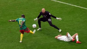 Cameroon battle to thrilling six-goal draw against Serbia