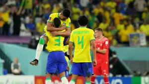 Casemiro nets late winner against Switzerland as Brazil advance at World Cup