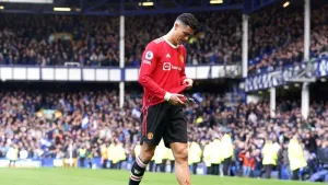 Cristiano Ronaldo handed two-game ban and £50,000 fine over Everton fan incident