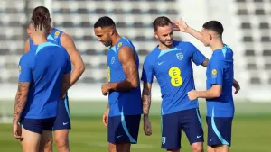 James Maddison returns to England training after knee problem