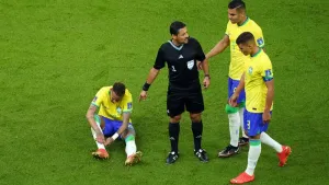 Neymar ruled out of Brazil’s World Cup clash with Switzerland by ankle injury