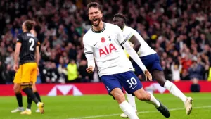 Rodrigo Bentancur’s late double earns Tottenham thrilling victory over Leeds