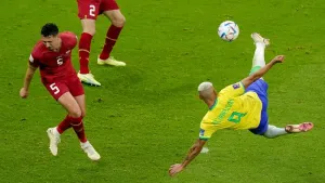 Two-goal Richarlison caps Brazil victory over Serbia with spectacular volley