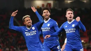 Callum Robinson earns Cardiff a point from entertaining draw at Stoke