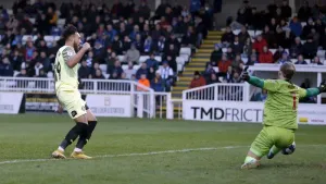 Dave Challinor returns to haunt Hartlepool as Stockport run riot