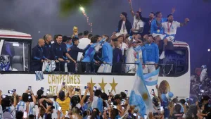 Fans line streets to greet world champions – Argentina’s homecoming in pictures