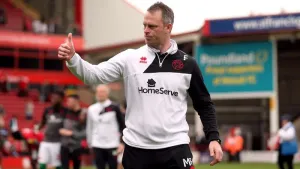 Michael Flynn hails Walsall’s character after win at Swindon