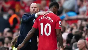 Erik ten Hag confident Marcus Rashford would react positively to being benched