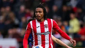 Jevani Brown bags double in Exeter’s win at MK Dons