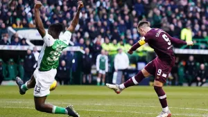 Last five men to score 20 goals in a season for Hearts before Lawrence Shankland