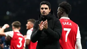 Mikel Arteta sees little margin for error if Arsenal are to become champions