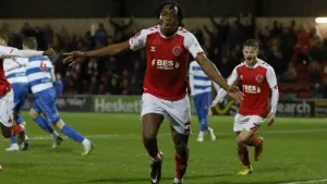 Promise Omochere makes FA Cup history for Fleetwood and knocks out QPR