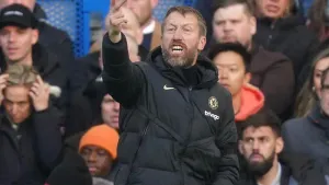 Relieved boss Graham Potter: Chelsea supporters got us over the line