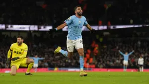 Riyad Mahrez stars as Man City stage stunning second-half recovery to beat Spurs