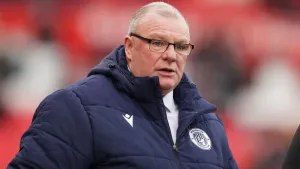 Stevenage boss Steve Evans critical of referee after FA Cup defeat at Stoke