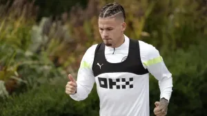 Up for the cup: Pep Guardiola gives weight to Kalvin Phillips’ hopes of action