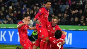 Blackburn upset Leicester to join Premier League trio in FA Cup quarter-finals