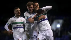 ‘Brilliant’ Kieron Morris earns plaudits after Tranmere winner against Salford