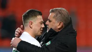 Celtic boss Ange Postecoglou salutes ‘outstanding leader’ Callum McGregor