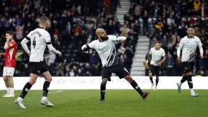 David McGoldrick nets another hat-trick as five-star Derby thrash Morecambe