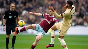 Declan Rice ‘sick and tired’ of position in table but sees West Ham improvement