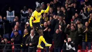 Ken Sema scores twice as Watford beat West Brom to move back into play-off spots
