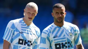 Kyle Walker insists Erling Haaland is a not a problem for Manchester City