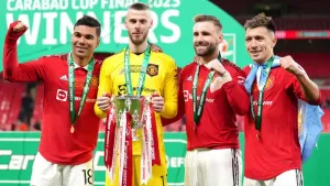 Luke Shaw says there are ‘no days off’ after Manchester United’s Carabao Cup win