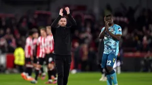 Nathan Jones up for the scrap after Southampton’s loss at Brentford
